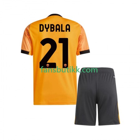 Fotballdrakt AS Roma Dybala 21 Barn Bortetrøye 2025-2026 Kortermet